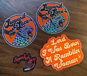 Leopard And Lace Sticker Pack