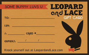 Leopard And Lace Gift Card